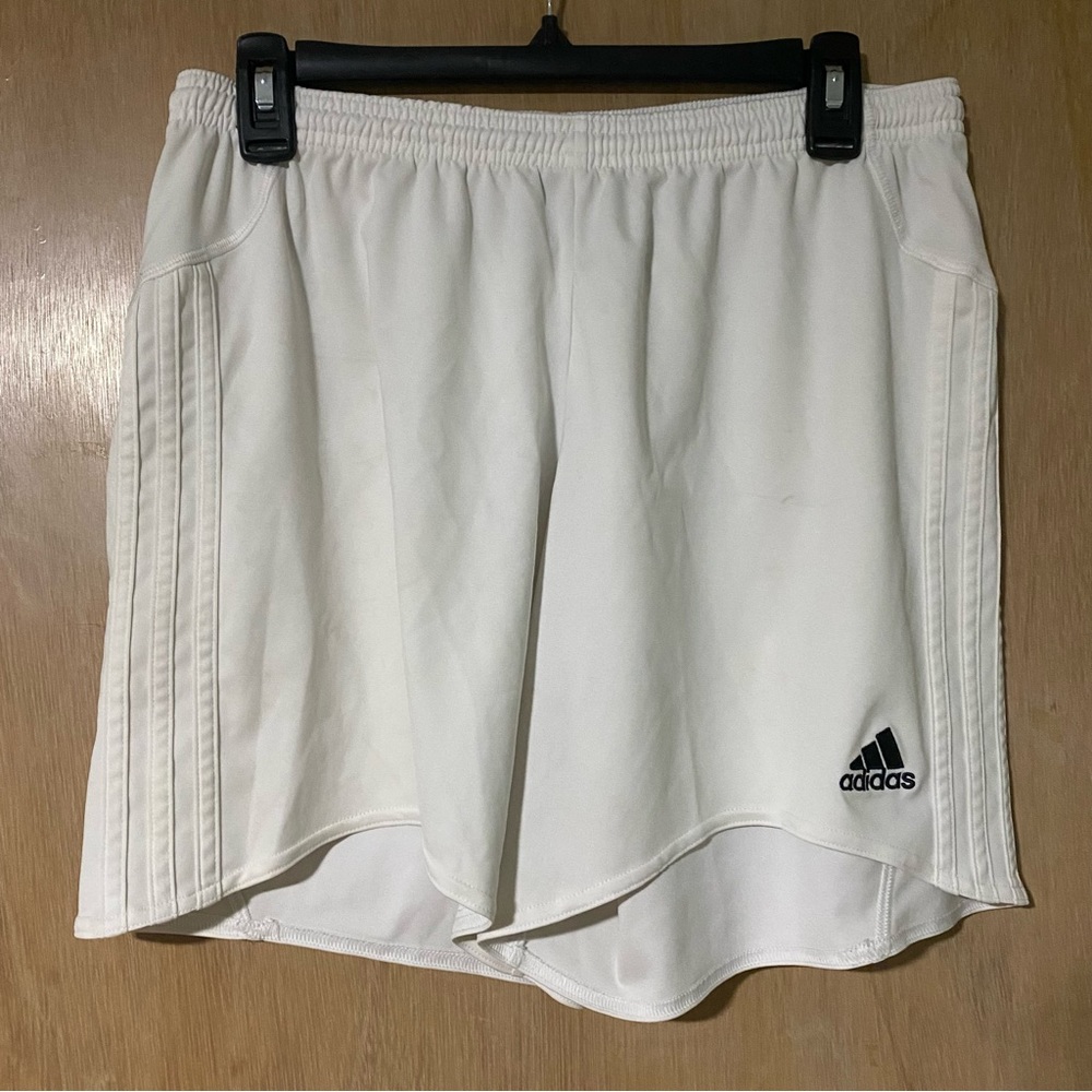 Adidas White Women’s Soccer Shorts - Size M